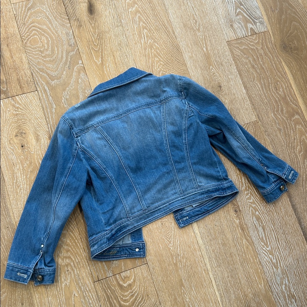 White House Black Market Jean Jacket - Picture 6 of 8